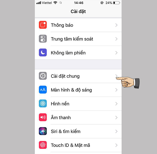 Hướng dẫn tắt độ sáng tự động trên iOS 11